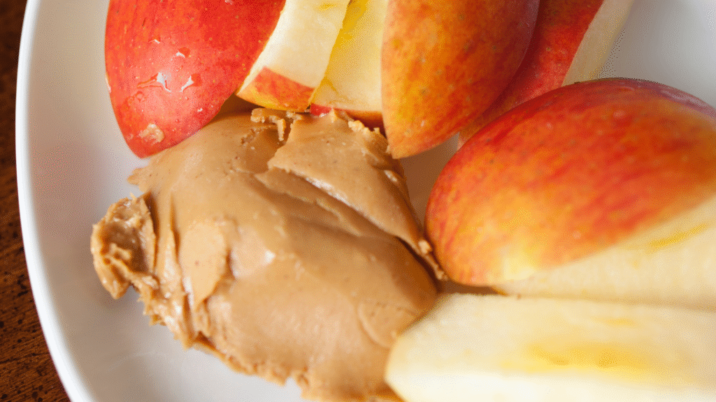 Apple Slices with Almond Butter