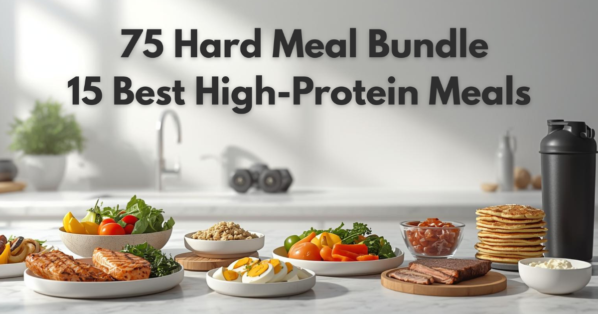 75 Hard Meal Bundle: 15 High Protein Meals